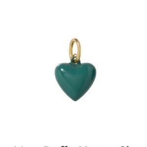 Roxanne Assoulin Green Heart Charm